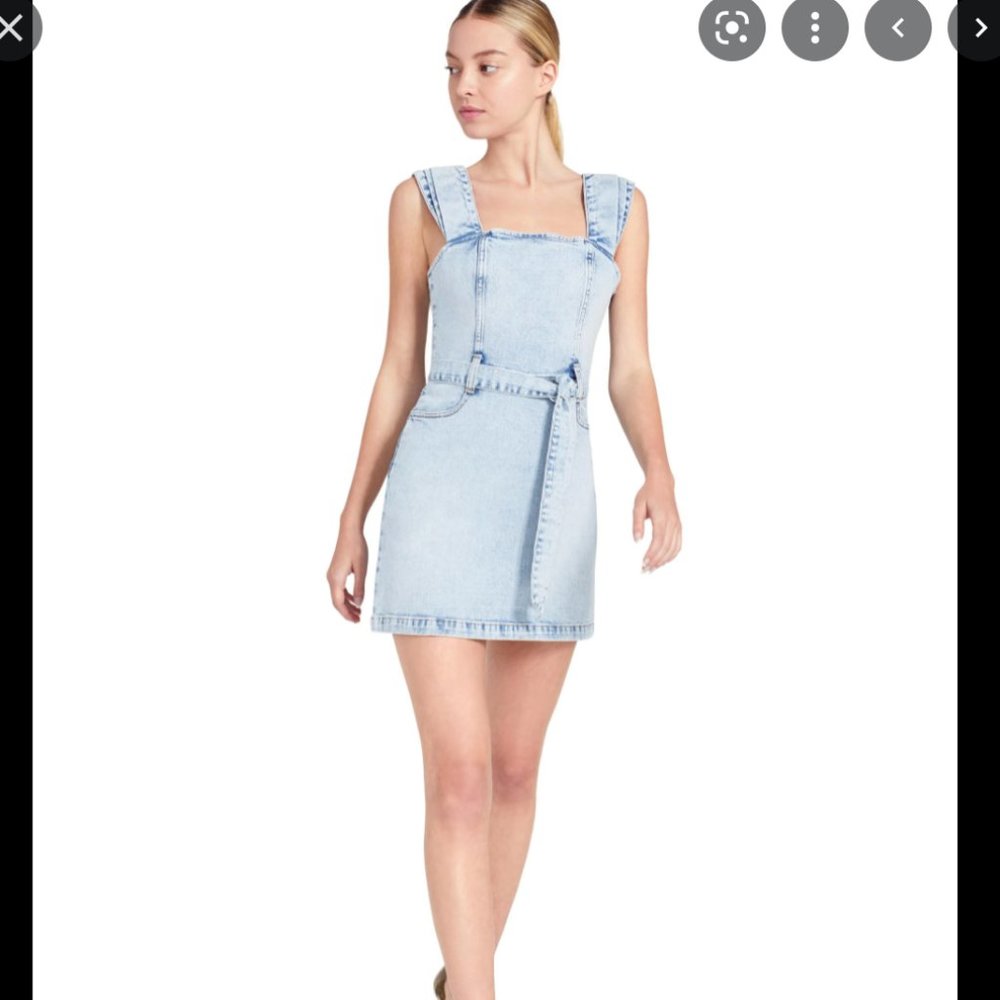 ALICE + OLIVIA Square Neckline Mini Dress Size: M | US 8